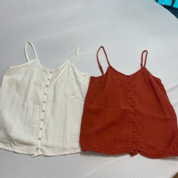 Anthropologie Dolan Left Coast Collection Lot Of 2 Tank Tops Size XS X Small - Picture 1 of 9